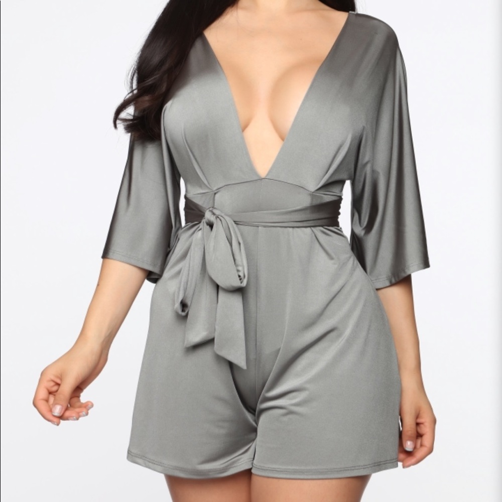 She's The Real Deal Romper - Olive